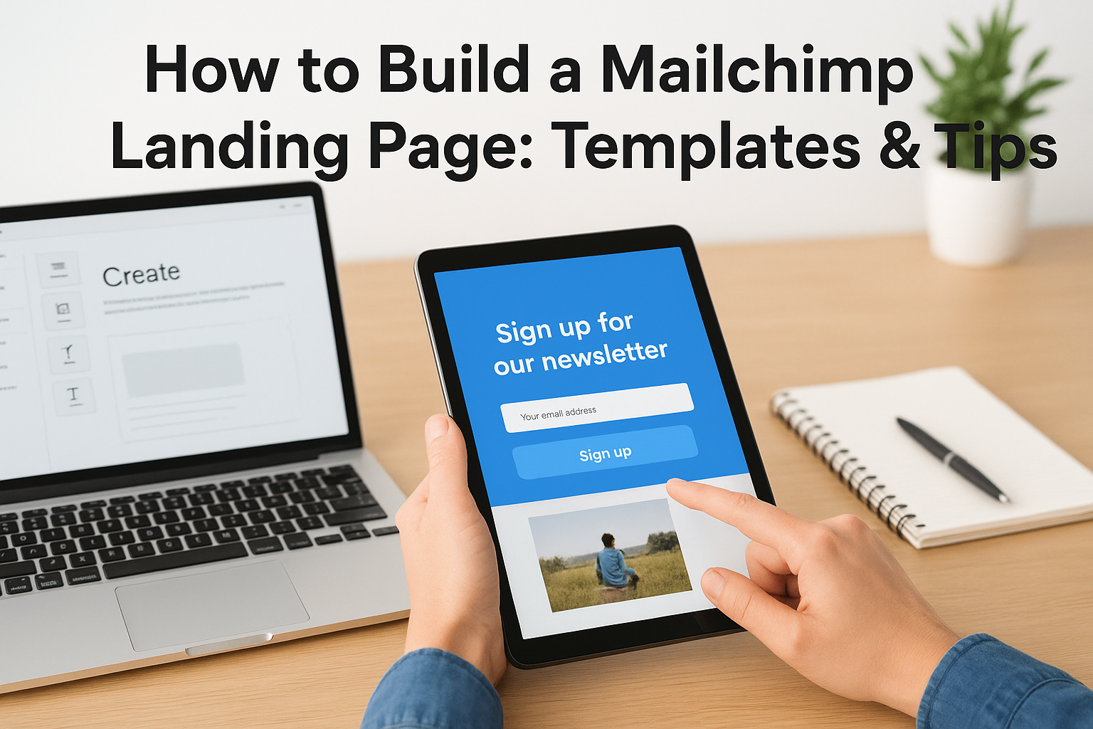 How to Build a Mailchimp Landing Page: Templates & Tips
