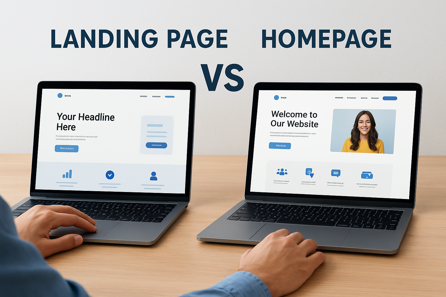 Landing Page vs Homepage: Key Differences and When to Use