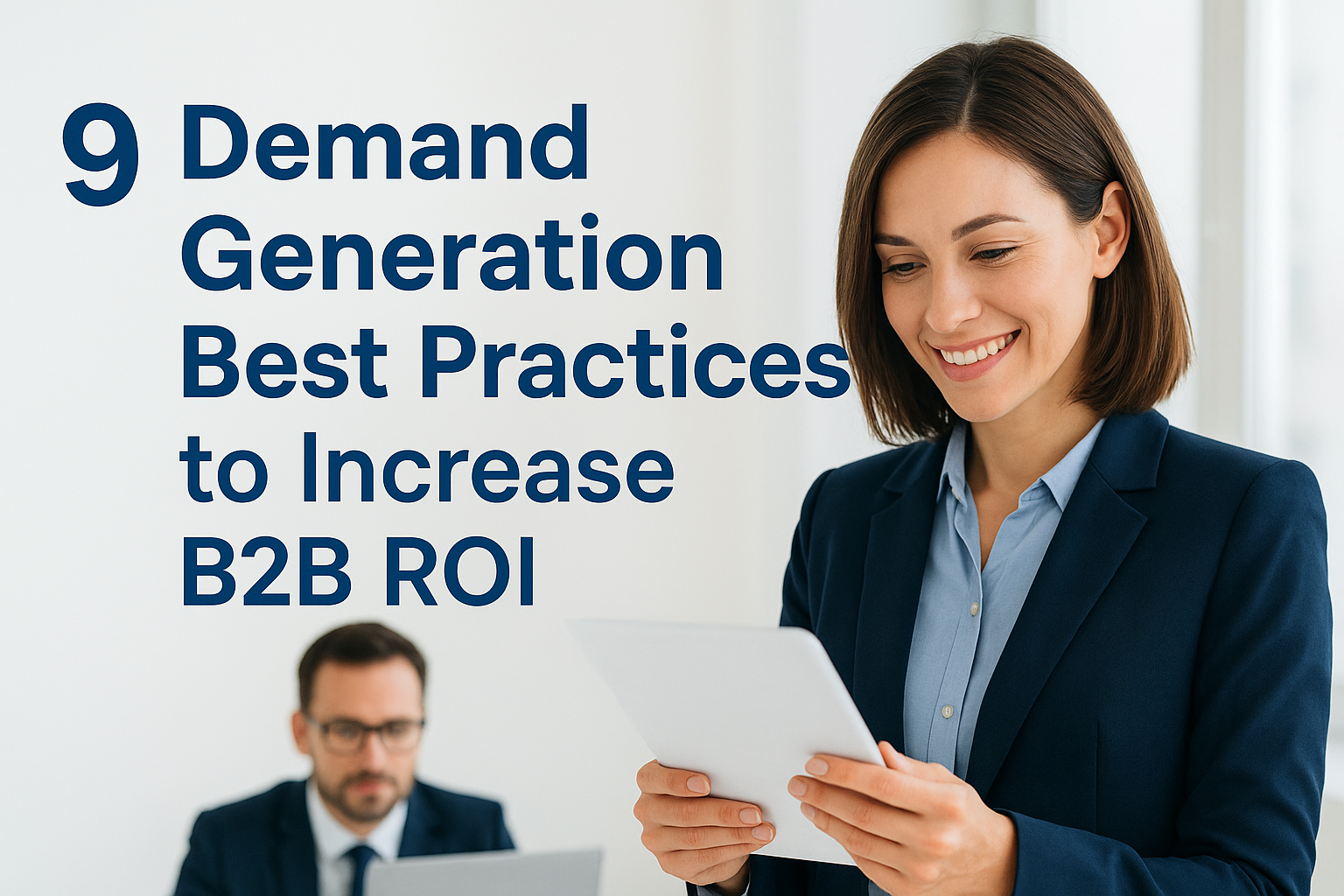 9 Demand Generation Best Practices to Increase B2B ROI 9 Demand Generation Best Practices to Increase B2B ROI
