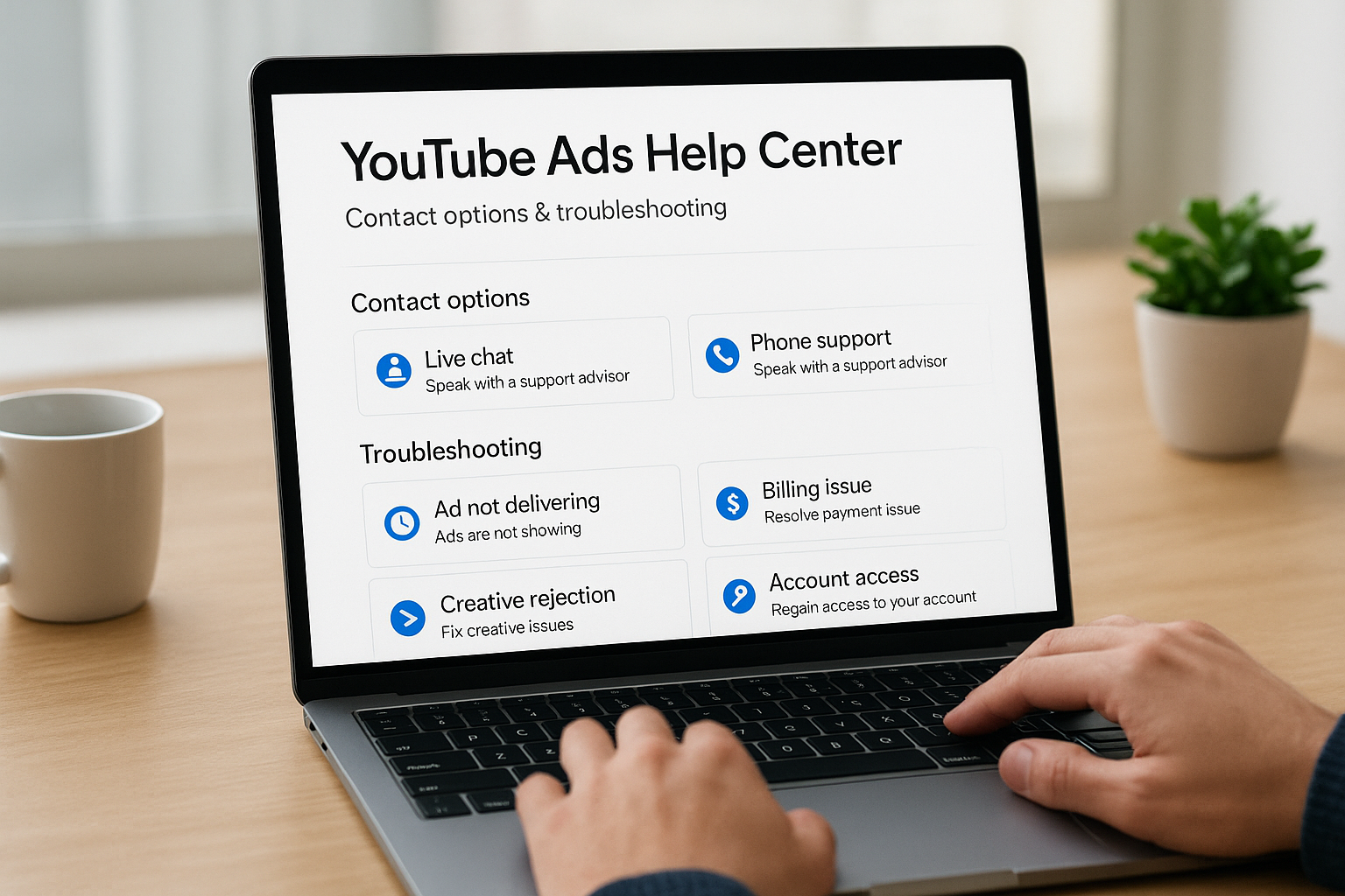 YouTube Ads Help Center: Contact Options & Troubleshooting