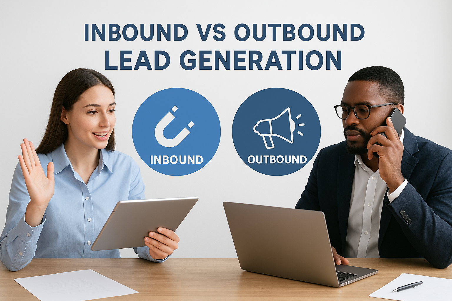 Inbound vs Outbound Lead Generation: Differences, Pros & Cons